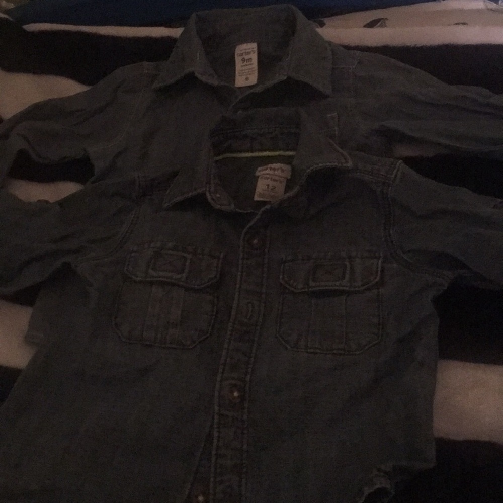 Boys button down shirts